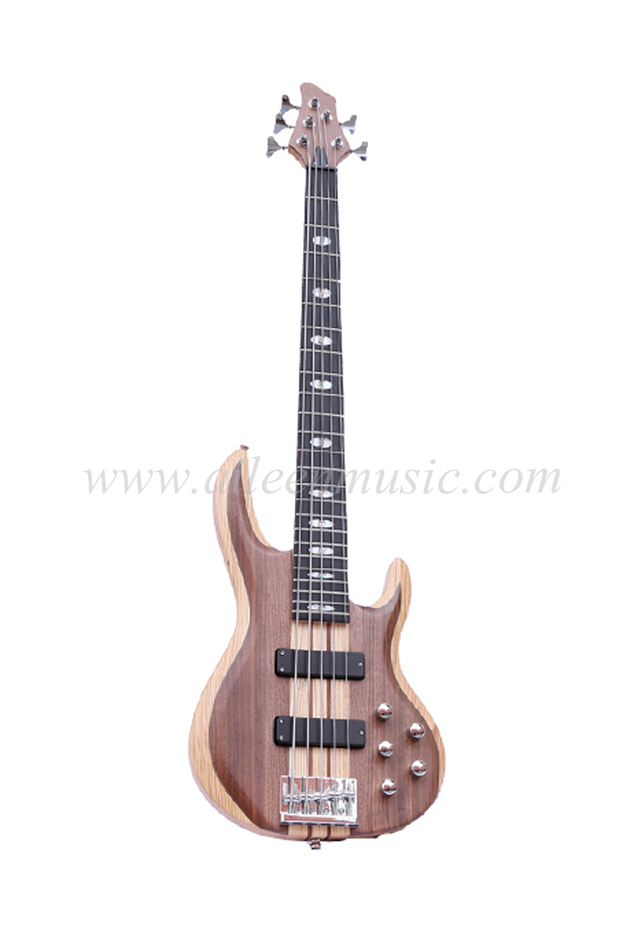 Ash & Walnut Body Bajo eléctrico de 5 cuerdas (EBS715-2)