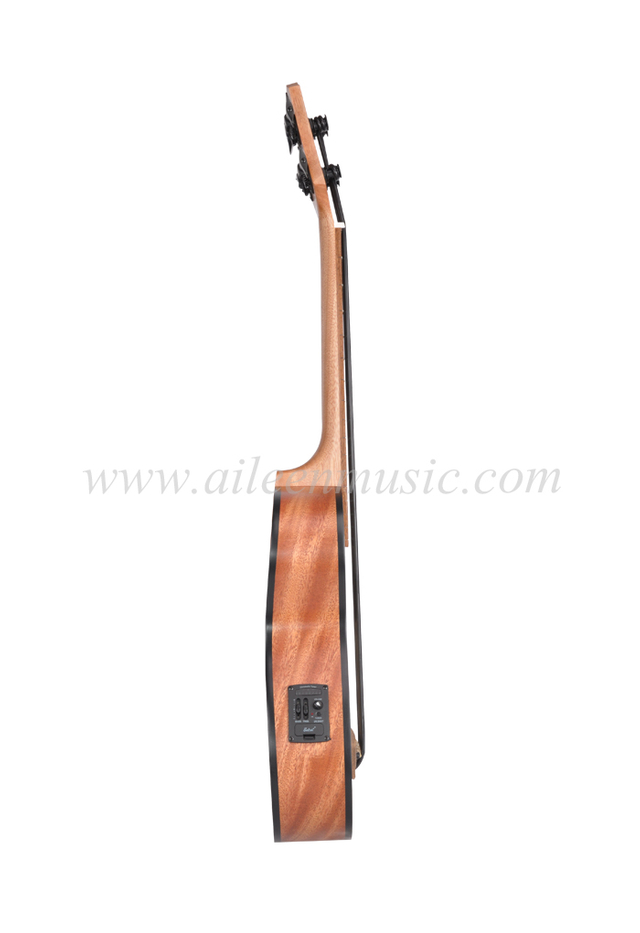 Nuevo producto de 30 pulgadas con tapa de abeto macizo Ukulele Bass (AUB17E)