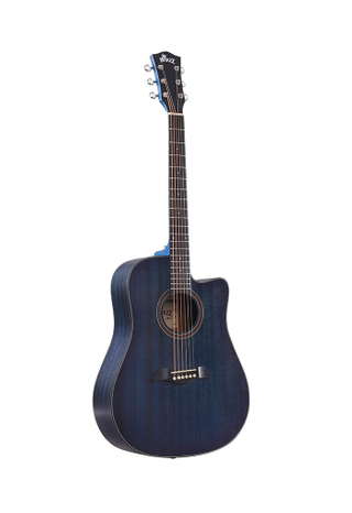 Colorida guitarra acústica avanzada de caoba de 41 pulgadas (AF386C)