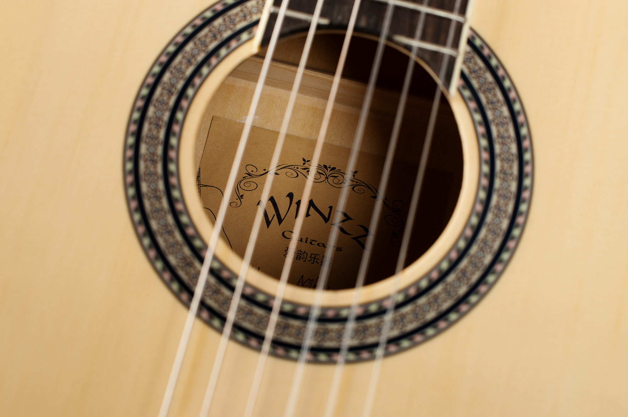 Venta al por mayor Guitarra Clásica Principiante de 39 Pulgadas (AC965H)