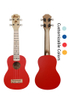 Ukelele personalizado Soprano Color de contraste Ukelele de 21 pulgadas (AU-C00)