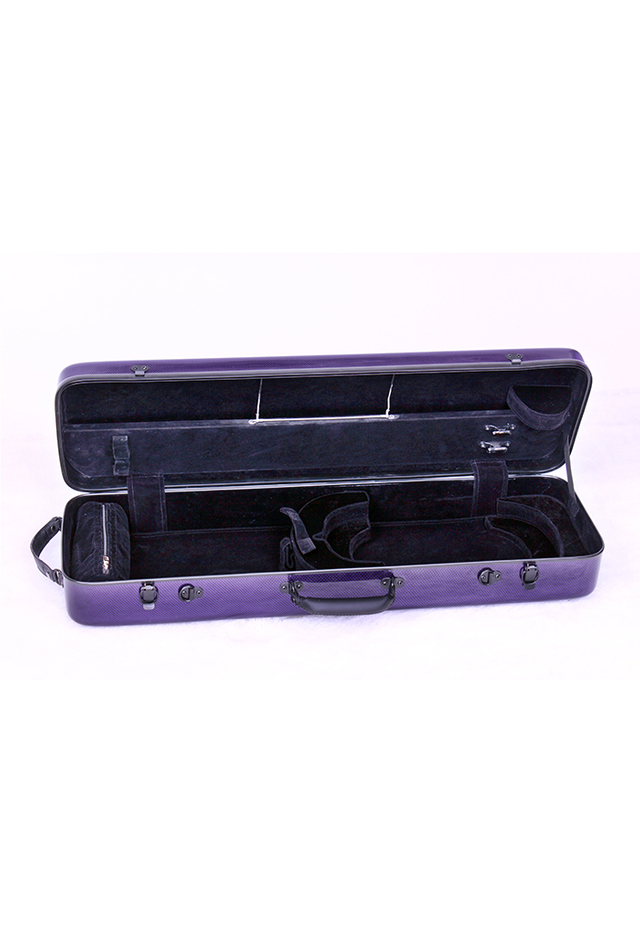 Estuche rígido para violín de fibra reforzada 4/4 (CSV-F081G)