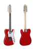 Serie de jazz de guitarra eléctrica de madera de álamo sólido de 12 cuerdas (EGJ10-12)
