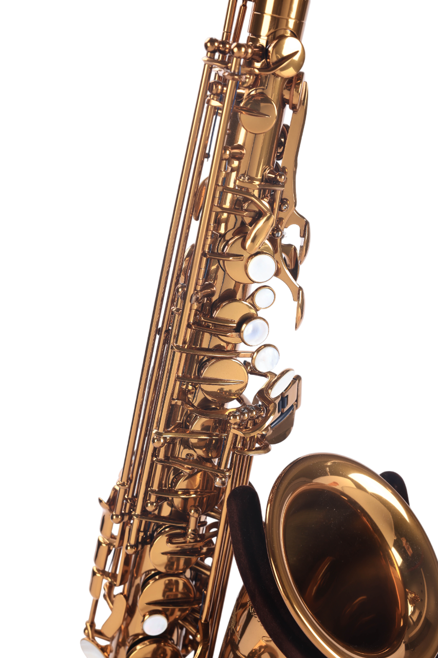  SP40S Saxofón alto lacado en oro con cuerpo de latón amarillo BE de alta calidad