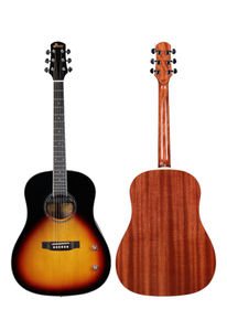 AFM16E-SD Winzz Guitarra acústica en forma de D con hombro inclinado y parte superior sólida