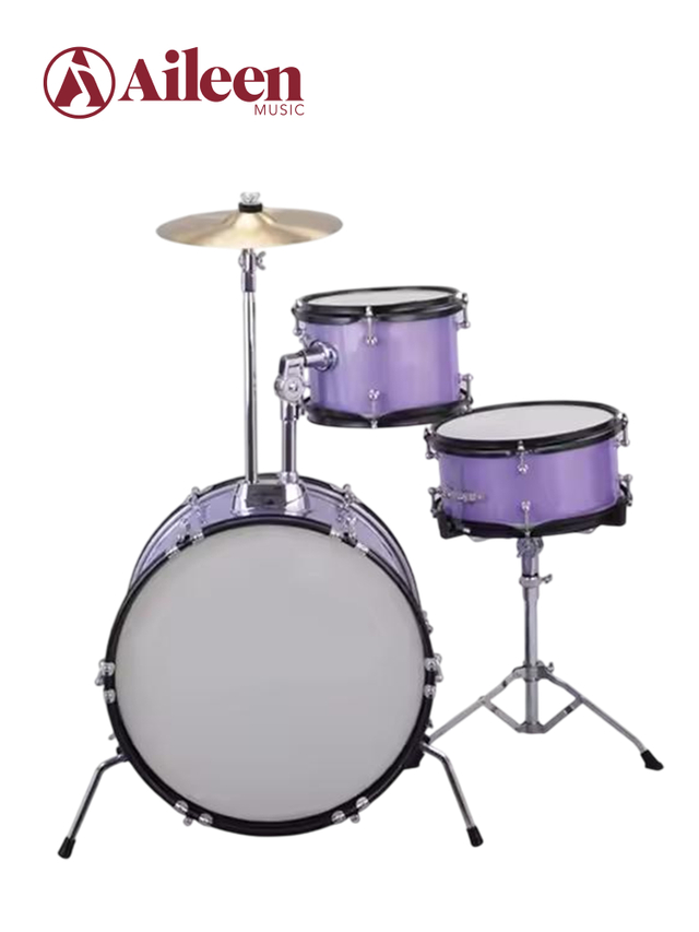 Tres tambores un conjunto de batería de platillo (DSET-3494)