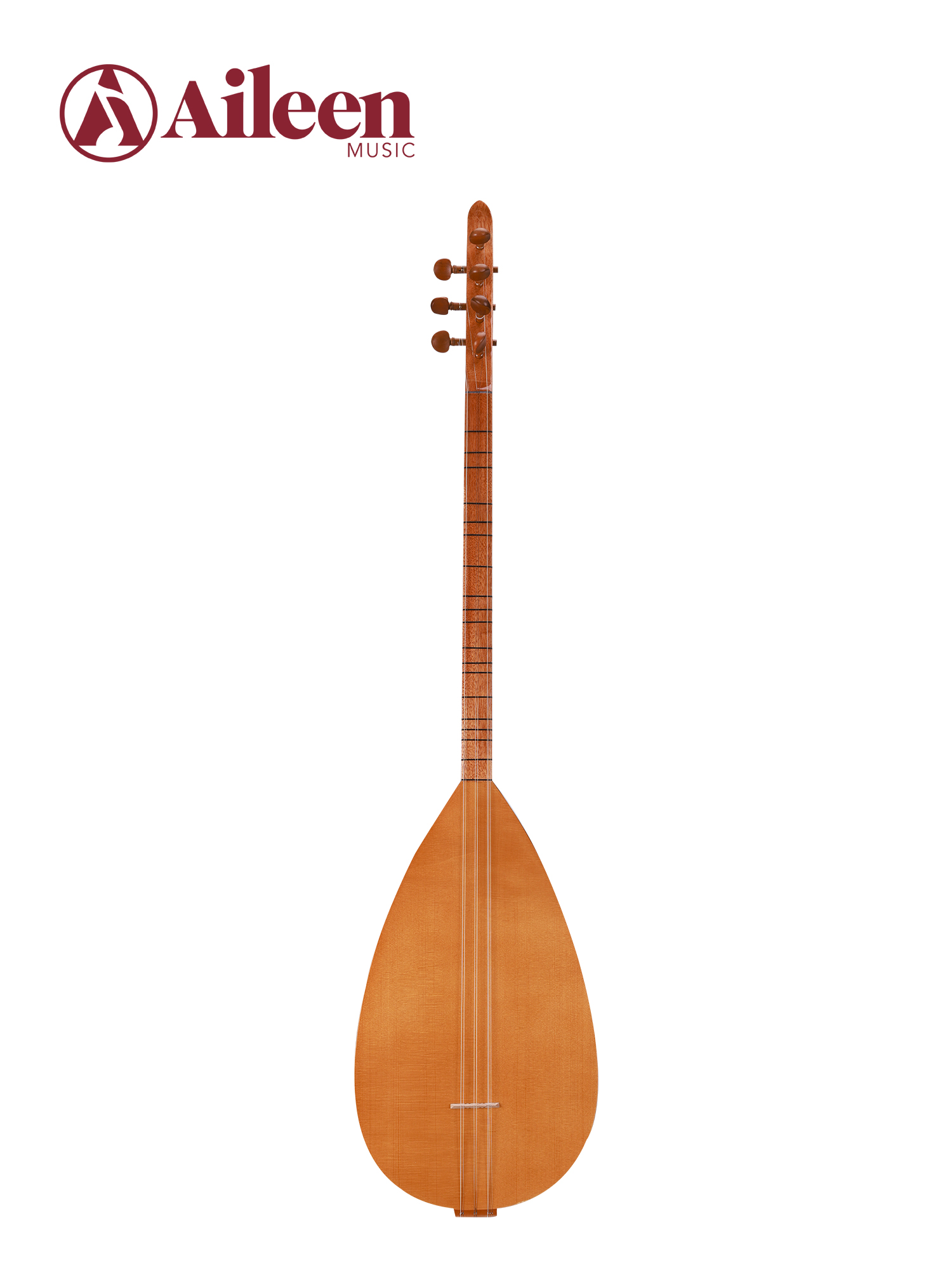 Instrumento tradicional turco Baglama cuello largo All Soild Saz