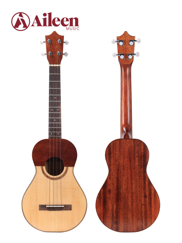 AFV17L-12 Venta al por mayor Guitarra venezolana de cuatro cuerdas de madera contrachapada de abeto