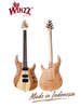 WZS EX80-MK Mindi Body Koa ((grosor: 12 mm) guitarra eléctrica superior con forma arqueada fabricada en Indonesia