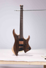 WLH EX80-ME Mindi Body Eboni (grosor: 6 mm) Guitarra eléctrica sin cabeza superior fabricada en Indonesia