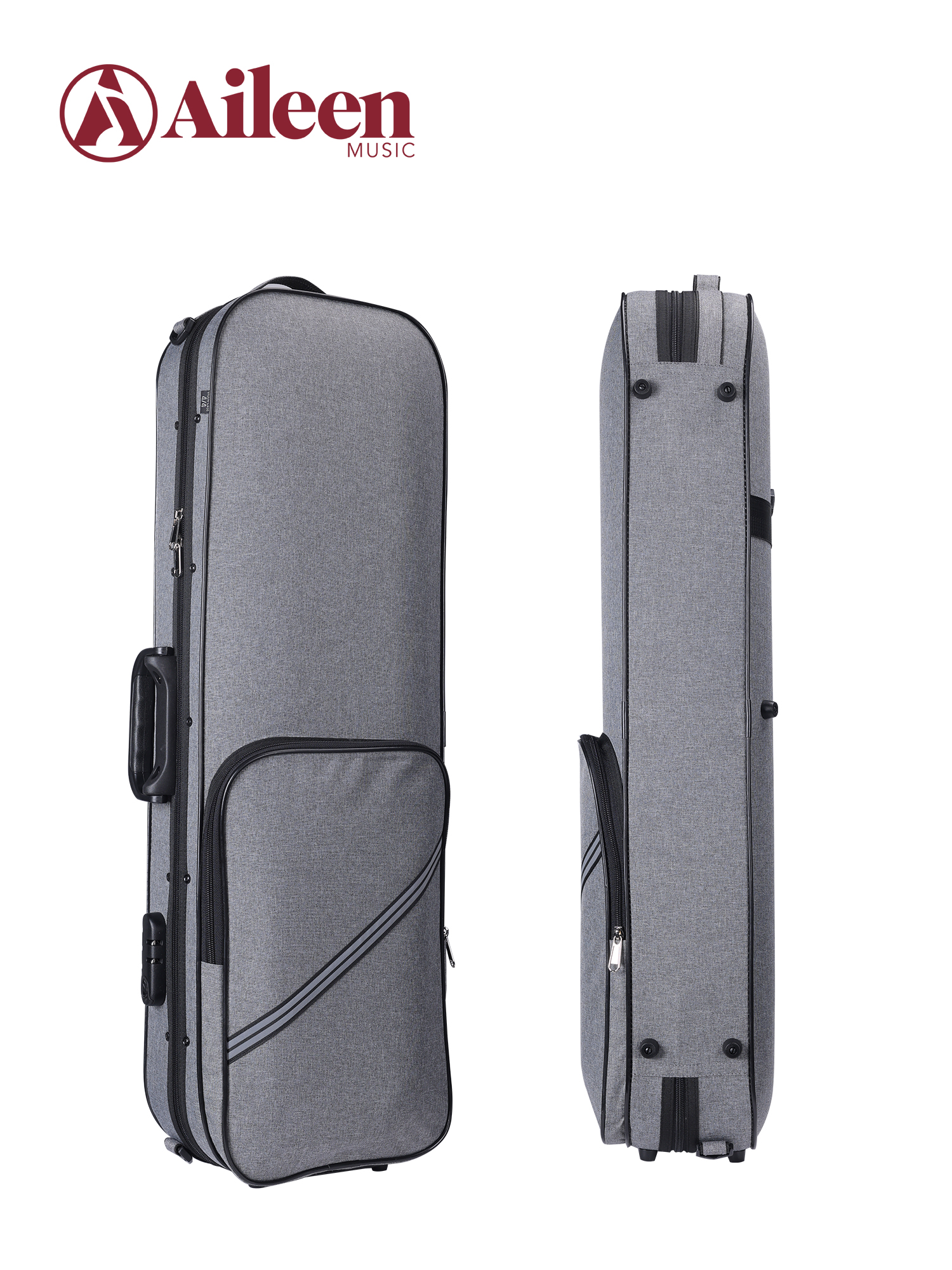 CSV327BH Precio al por mayor 4/4 Estuche de luz de violín de espuma de forma oblonga