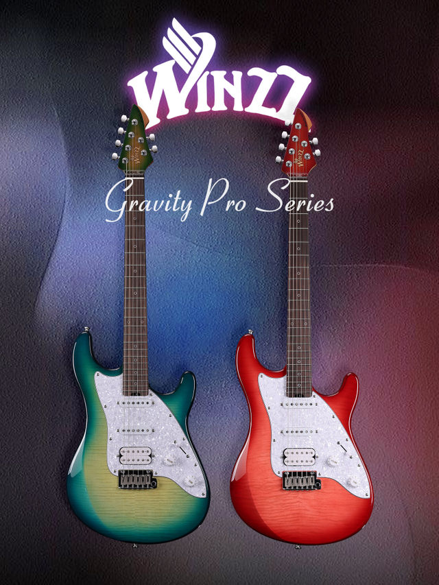 WGS150AF Winzz Design Gravity Series S Model Pro Electric Guitar