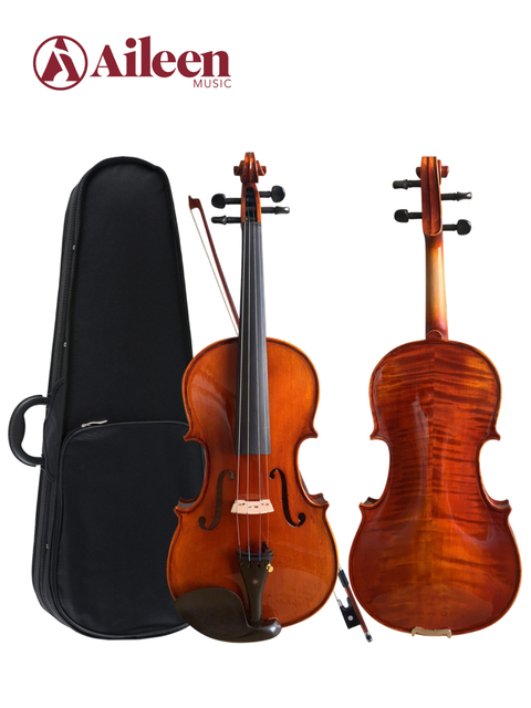 VM125 Spruce sólido de alta calidad Top 4/4 Violín moderado