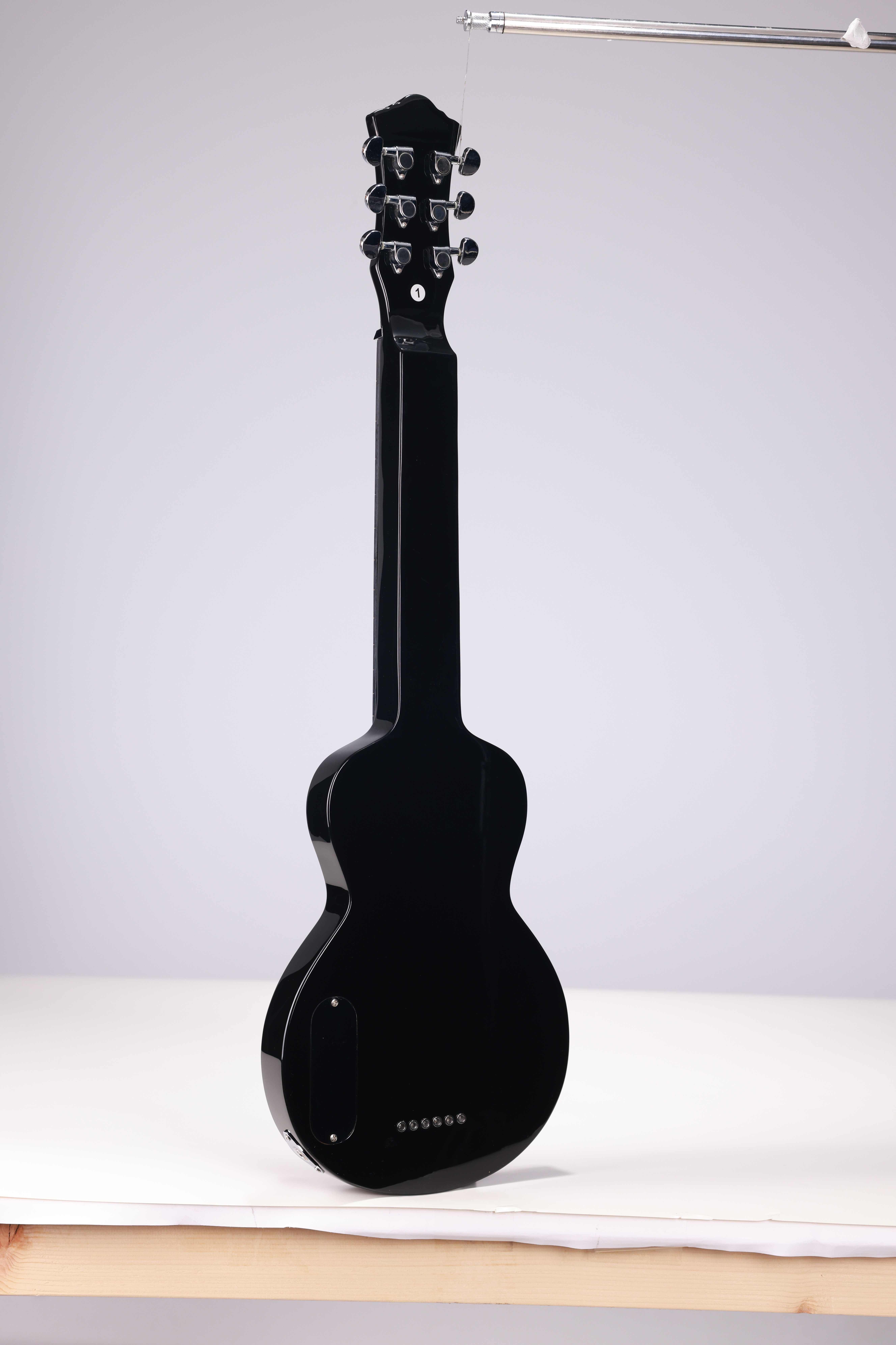 EAW03 Suministro de fábrica Soild Okoume a través del cuerpo Guitarra eléctrica estilo Weisenborn hawaiana