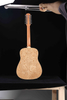 AF55E-12 Guitarra acústica de 12 cuerdas con tapa de madera contrachapada de fresno acolchada de 44 pulgadas 