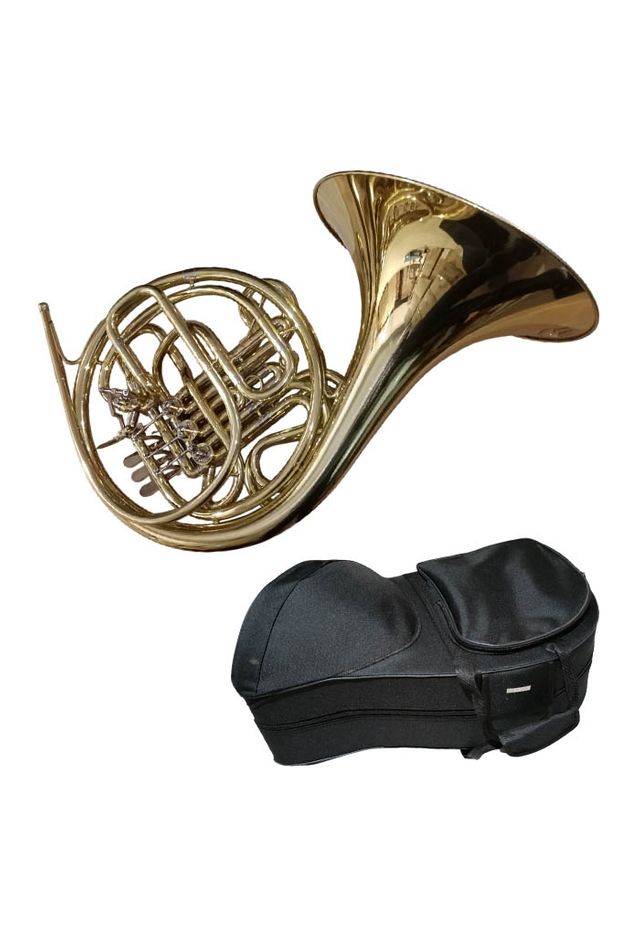 FH-M6430G Cuerpo de latón amarillo de grado medio f/bb 4 keyas doble bocina francesa