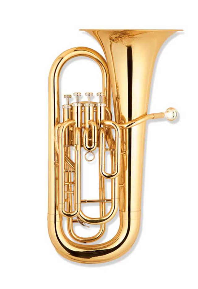 EU-G4430G Cuerpo de latón amarillo de grado general 4 pistones euphonium
