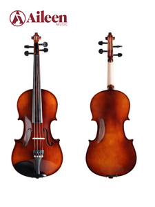 Tapa de abeto macizo de grado general, parte trasera y lateral de arce macizo, violín estudiantil 4/4-1/16 AVL18