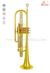 Tudel de latón amarillo Bb Key Fabricante de trompeta baja (BTP-H3900G-SYY)