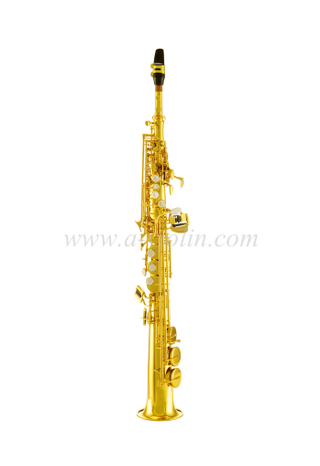 Saxofón soprano de entrada de calidad de proveedor de China (SSP-G300G)