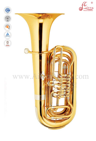 Tuba rotativa Bb Key Gold Lacquer 4 válvulas (TU9911)
