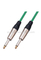Cable de instrumento de guitarra negro de PVC trenzado de 6 mm (AL-G003Y)