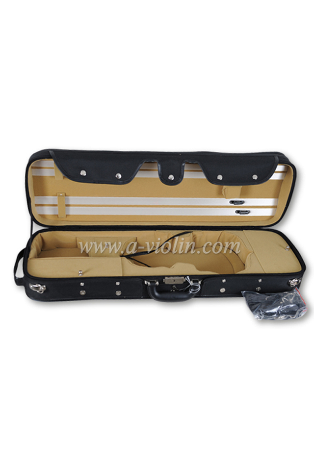 Estuche rígido para violín de madera rectangular Oxford 4/4 (CSV1602)