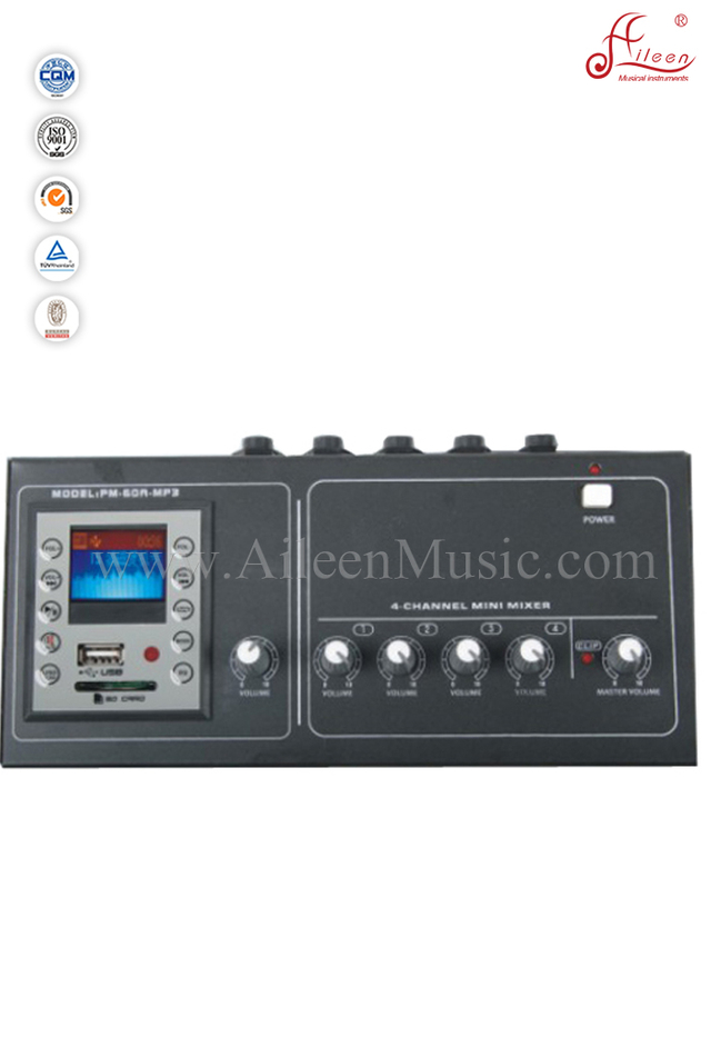 Consola de mezclas profesional DJ de 20dB con 4 entradas MIC (ADM-60AMP)