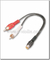 Cable A / V chapado en oro RCA