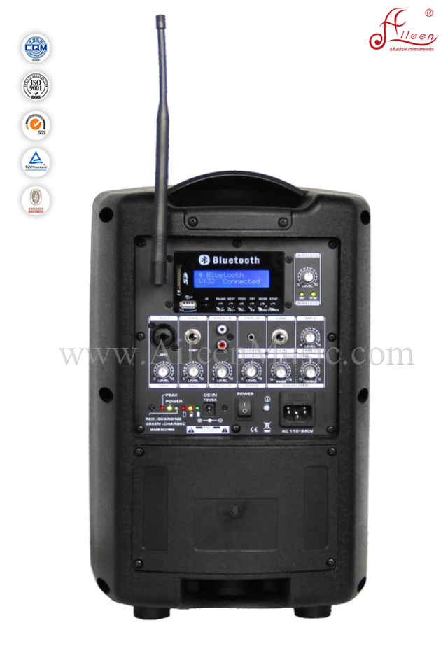 Sistema PA portátil inalámbrico de 40 W de 8 pulgadas (PPS-0840MWB)