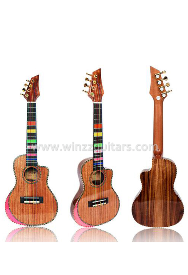21 "/ 23" / 26 "color rosa, plástico reposabrazos ukelele (AU50-TBA-2)