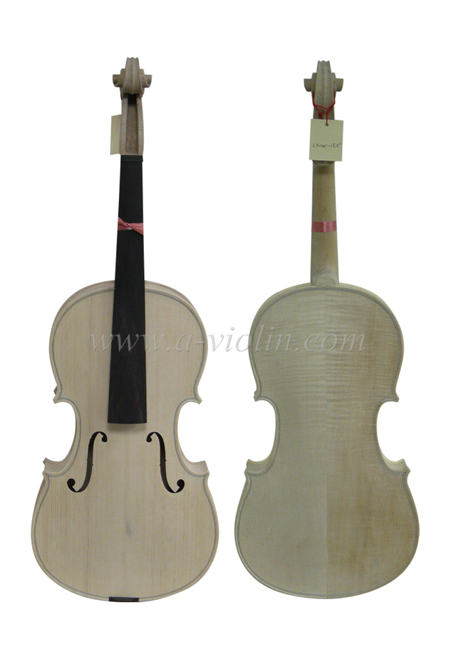 Instrumento de viola blanca de patrón normal de gran oferta (L30W)