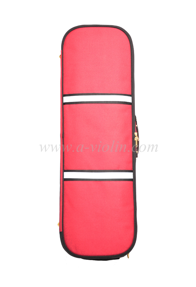 [Aileen] Estuche de violeta espumado con forma oblonga de color rojo (CSV527A1)