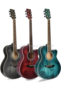 [Aileen] Nuevo producto Guitarra acústica seccionada de 40 pulgadas (AF-H00LC)