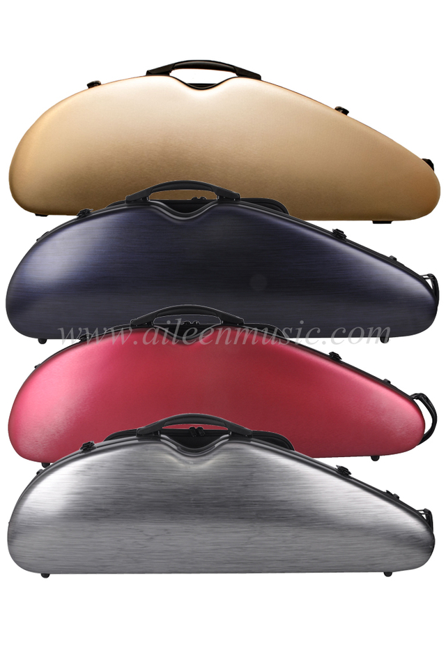 Estuche de violín con forma de media luna a prueba de agua de venta caliente (CSV-P611)