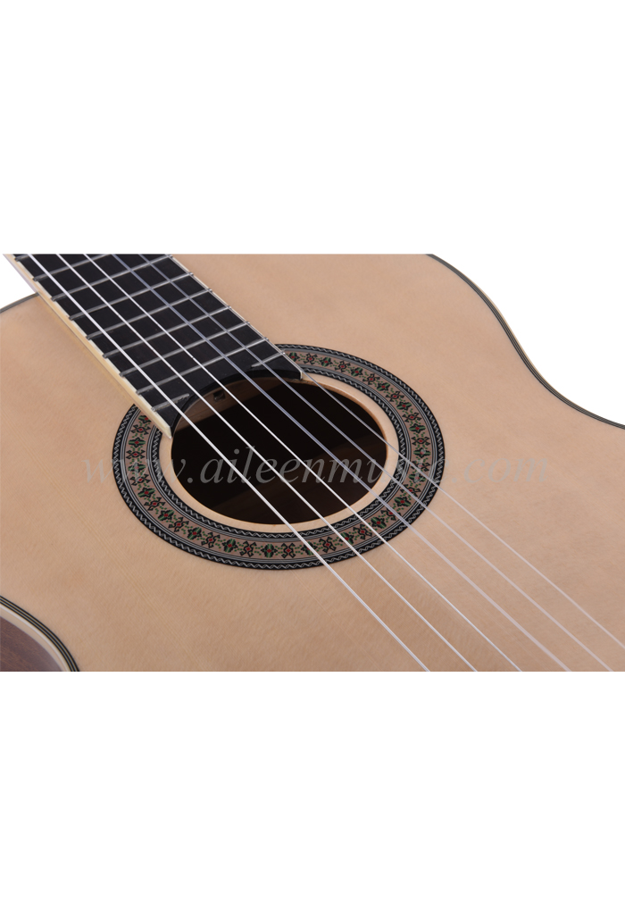 Guitarra clásica artesanal para estudiantes de 39 pulgadas (AC70)